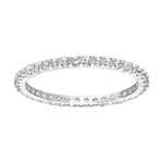 Swarovski Bague Mémoire Vittore, blanc, métal rhodié - M5028227
