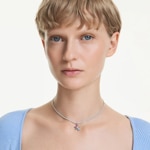 Swarovski x Ariana Grande Choker Flower Multicolored Rhodium plated - 5749189