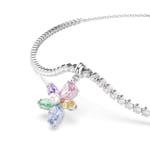 Swarovski x Ariana Grande Choker Flower Multicolored Rhodium plated - 5749189