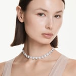 Swarovski x Ariana Grande Collier Fleurs Métal rhodié - 5749179