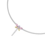 Swarovski x Ariana Grande Y-Necklace Dragonfly Rhodium plated - 5737425
