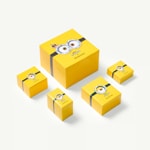 Swarovski x Minions King Bob Necklace gold-plated - 5743385