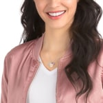 Swarovski Zodiac Halskette, Stier, lila, rhodiniert - 5349223