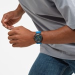 Swatch Irony Chrono Moments in Blue - YVB100