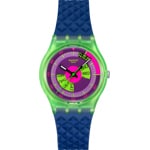 Swatch Original 34 Biosourced Neon Skychart