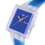 Swatch Original Biosourced What if See Thru Blue? - SO38K701