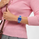 Swatch Original Biosourced What if See Thru Blue? - SO38K701
