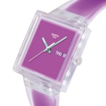 Swatch Original Biosourced What if See Thru Magenta? - SO38K705