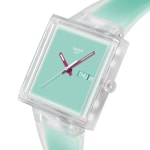 Swatch Original Biosourced What if See Thru Mint? - SO38K702