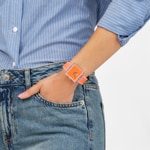 Swatch Original Biosourced What if See Thru Orange? - SO38K704