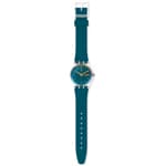 Swatch Original 34 Blue Away Day Date - GE721