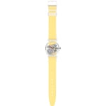 Swatch Original 34 Clearly Yellow Striped - GE291