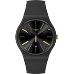 Swatch Original 41 Date A Dash Of Yellow