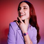 Swatch Original 34 Neon Pink Podium - SO28K111 