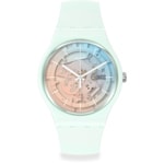 Swatch Original 41 Bioceramic Lacquered Fleetingly Iceblue - SO32S101