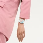 Swatch Original 41 Bioceramic Lacquered Fleetingly Iceblue - SO32S101