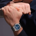 Swiss Military Hanowa Avalanche Automatique Date Argenté / Bleu - SMWGL0006901