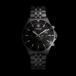 Swiss Military Hanowa Flagship Heritage Chrono Silvery / Black - SMWGI0007601