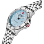 Swiss Military Hanowa Flagship Heritage Argenté / Bleu Clair - SMWGH0008503