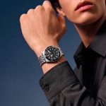 Swiss Military Hanowa Flagship Heritage Argenté / Noir - SMWGH0008501