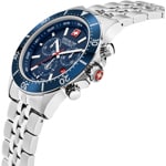 Swiss Military Hanowa Flagship X Chrono Silbrig / Blau - SMWGI2100703