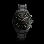 Swiss Military Hanowa Spitfire Chronographe Argenté / Noir & Vert - SMWGI0007703