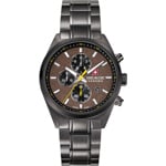 Swiss Military Hanowa Storm Chronograph Gunmetal / Brown