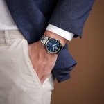 Swiss Military Hanowa Date Thunder Silvery / Blue - SMWGH0007902