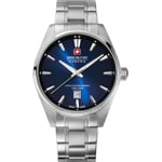 Swiss Military Hanowa Date Thunder Silvery / Blue - SMWGH0007902