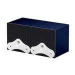 SwissKubik Masterbox Navy Blue Aluminium - 2 watches - SK02.AE004
