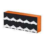 SwissKubik Masterbox Aluminium Orange - 10 montres - SK10.AE010