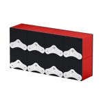 SwissKubik Masterbox Aluminium Rouge - 8 montres - SK08.AE005