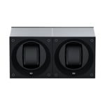 SwissKubik Masterbox Gebürstetes Aluminium - 2 Uhren - SK02.AE000