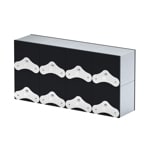 SwissKubik Masterbox Aluminium Brossé - 8 montres - SK08.AE000