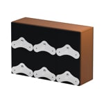 SwissKubik Masterbox Cuir Cognac - 6 montres - SK06.CV002