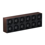 SwissKubik Masterbox Natural Wenge Wood - 12 watches