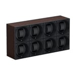 SwissKubik Masterbox Natürliches Wenge-Holz - 8 Uhren