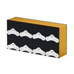 SwissKubik Masterbox Vergoldetes Aluminium - 8 Uhren - SK08.AE006