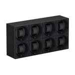SwissKubik Masterbox Wenge-Holz Schwarz - 8 Uhren