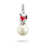 Thomas Sabo Pendentif Snoopy avec cœur sur boule de neige PEANUTS Argent - PE991-664-14