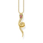 Thomas Sabo Apple & Snake Chaîne serpent or