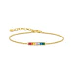 Thomas Sabo Armband bunte Steine gold