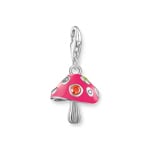 Thomas Sabo As We Are Silver charm pendant colourful fly agaric