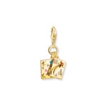 Thomas Sabo As We Enjoy Charm-Anhänger Brief mit Umschlag vergoldet