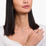 Thomas Sabo As We Enjoy Silver charm crossed ski with cold enamel - 2059-041-32