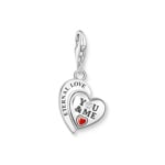 Thomas Sabo As We Kiss Charm-Anhänger YOU & Me Herz Silber