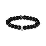Thomas Sabo As We Love Charm-Armband Obsidian-Beads oval
