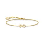 Thomas Sabo Basics Gold-plated bracelet with infinity pendant