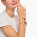 Thomas Sabo Basics Bracelet cœurs entrelacés, argent - A2163-051-14-L19V