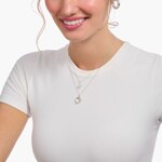 Thomas Sabo Basics Silver necklace with letter pendant N and white zirconia - KE2253-051-14-L45V
